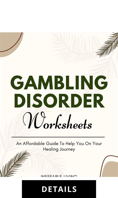 gambling worksheets|self help for gambling addiction.